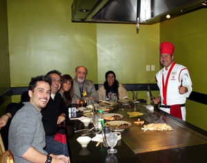 Cena en Benihana